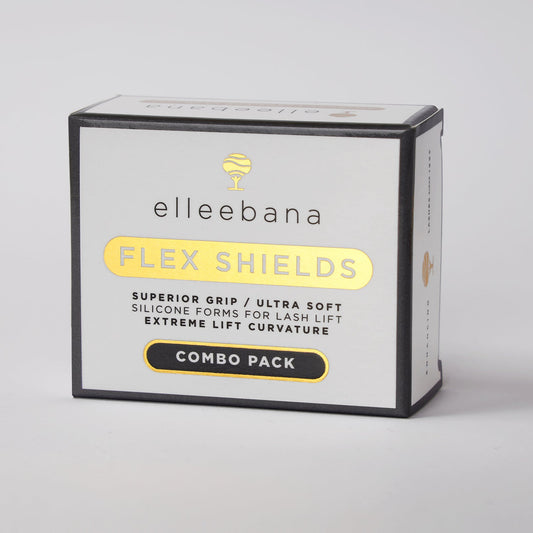 Box of elleebana Flex Shields on a light gray background