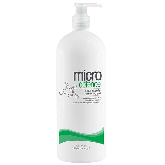 Caronlab Micro Defence Hand & Body Sanitising Gel 1L