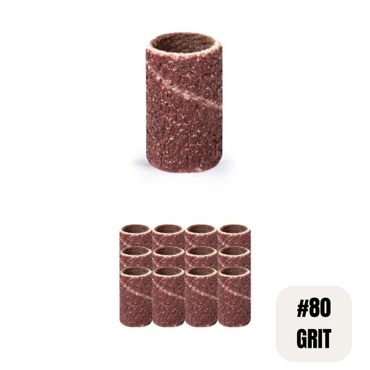 E-File Sanding Bands 12/20 Pack | 80, 120, 180 Grit