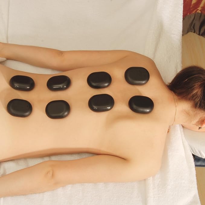 Large Basalt Hot Massage Stones 8 Pack