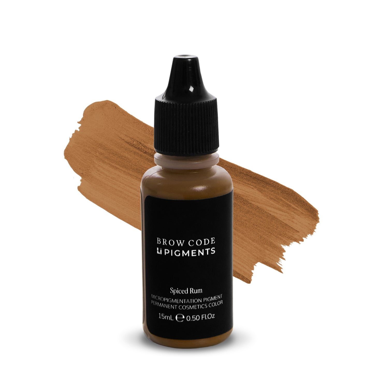 Brow Code x Li Pigments PMU pigment in Spiced Rum – 15ml professional permanent makeup pigment bottle
