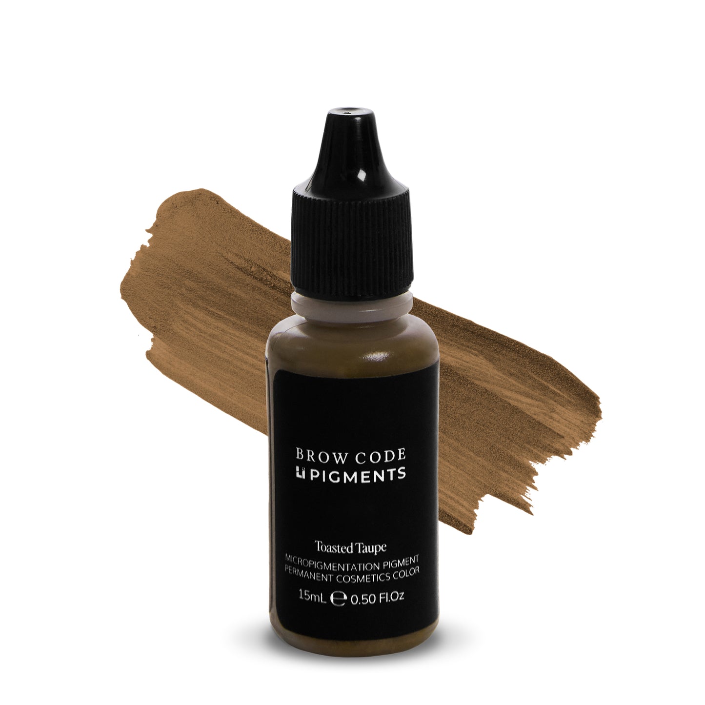 Brow Code x Li Pigments PMU pigment in Toasted Taupe – 15ml professional permanent makeup pigment bottle