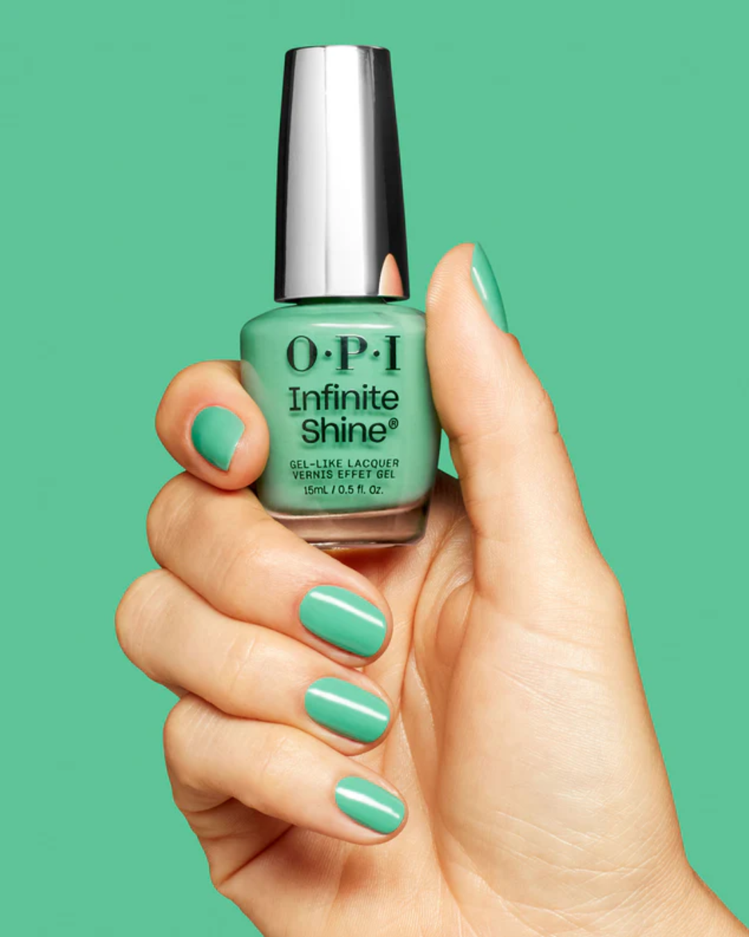 O.P.I Infinite Shine Big Apple Green