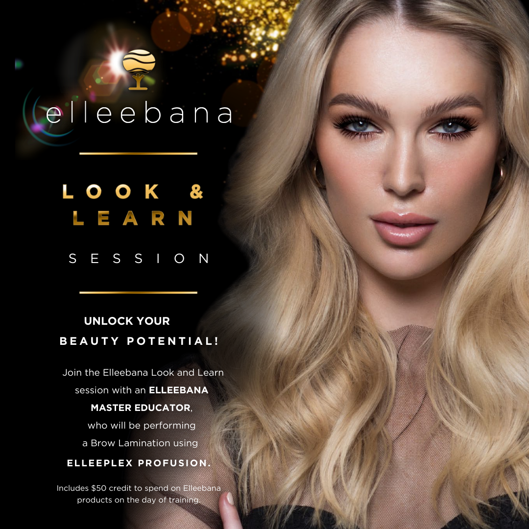 Elleebana Session: Look & Learn | Brow Lamination Demonstration