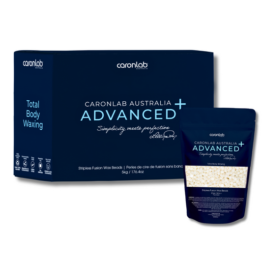 Caronlab Australia Advanced waxing product packaging on a white background