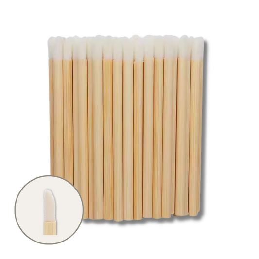 Bamboo Lip Wand/Brushes 50pk