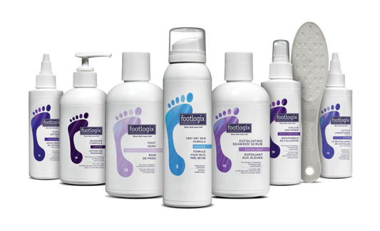 Footlogix Professional Medi Pedi Kit | Complete Pedicure Starter Set 8pc