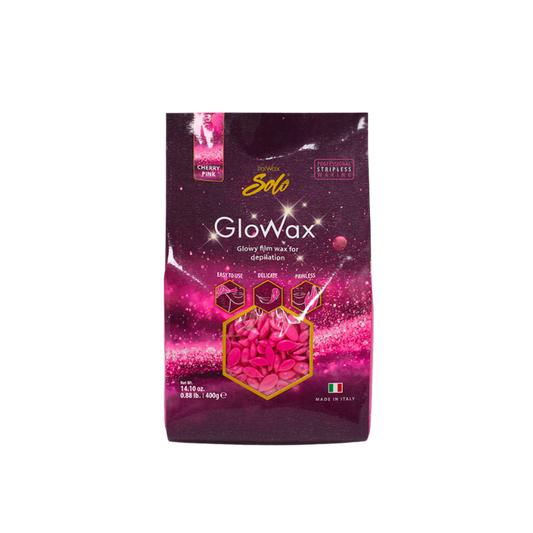 ItalWax Glowax Cherry Pink Hot Wax 400g