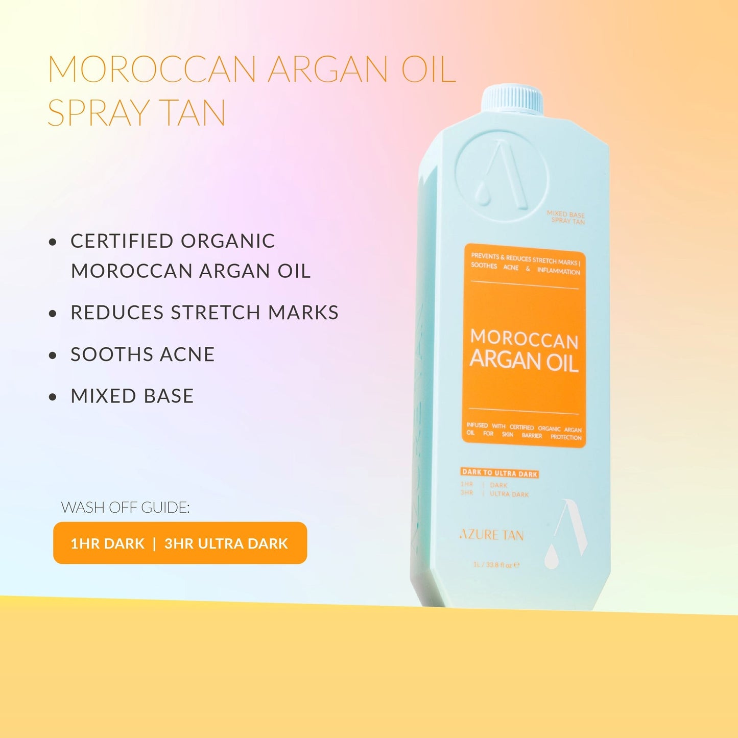 Azure Tan Moroccan Argan Oil - 1L