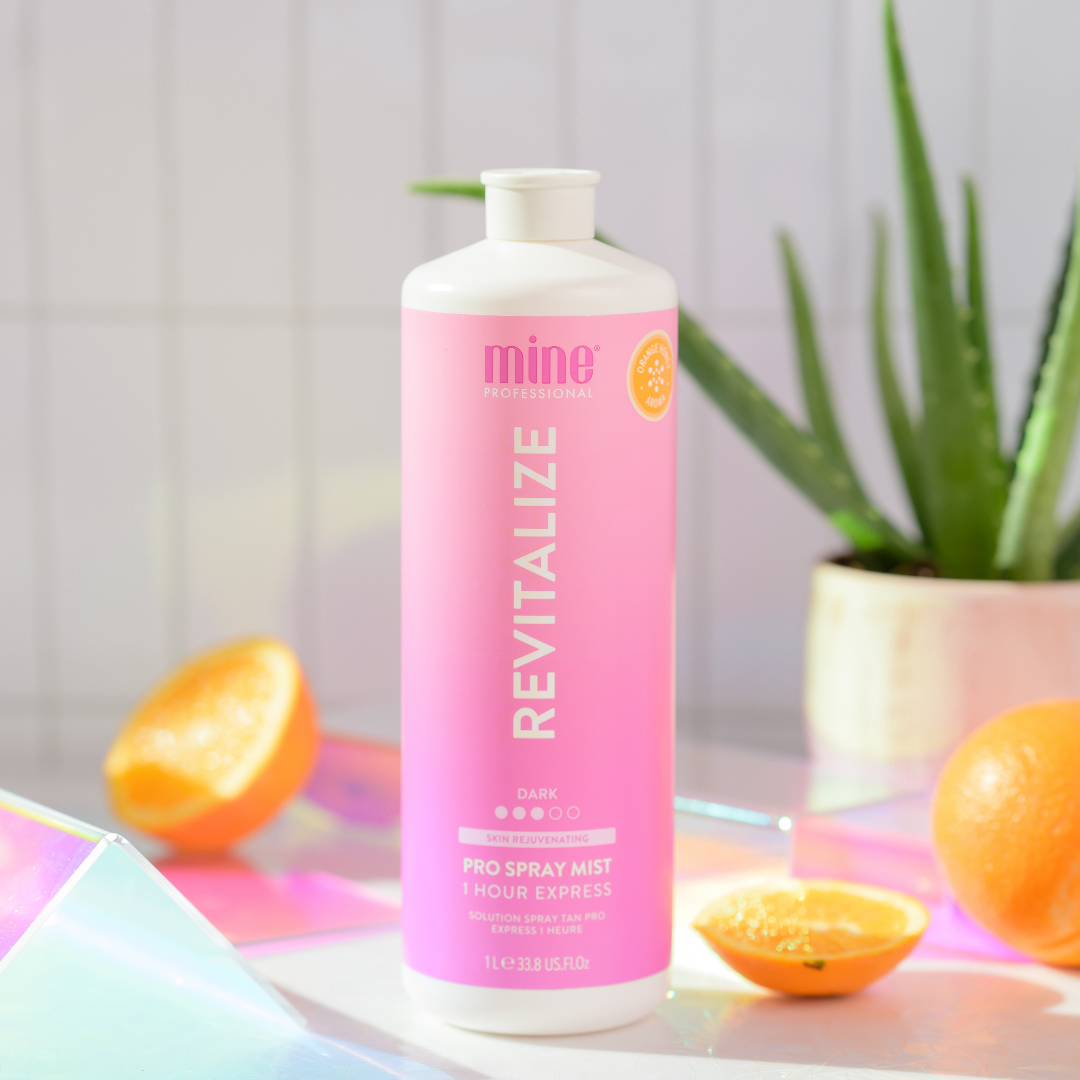 Mine Tan Revitalize Pro Tanning Mist 1L | Mood-Invigorating Tan