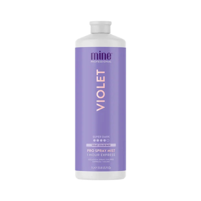 Mine Tan Violet Tanning Mist 1L | Warm Super Dark Pro Tan