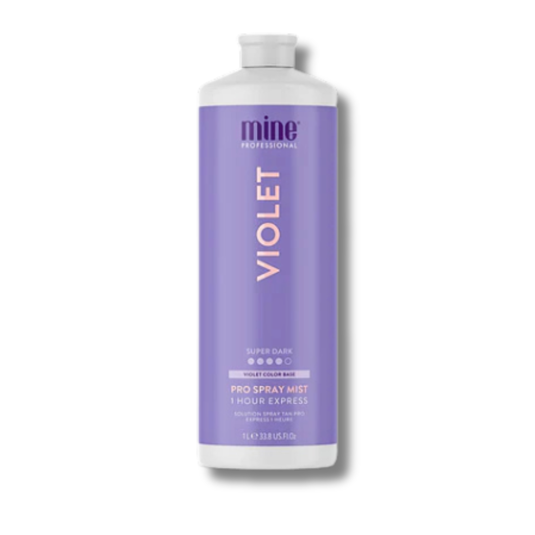 Mine Tan Violet Tanning Mist - 1L | Warm Super Dark Pro Tan
