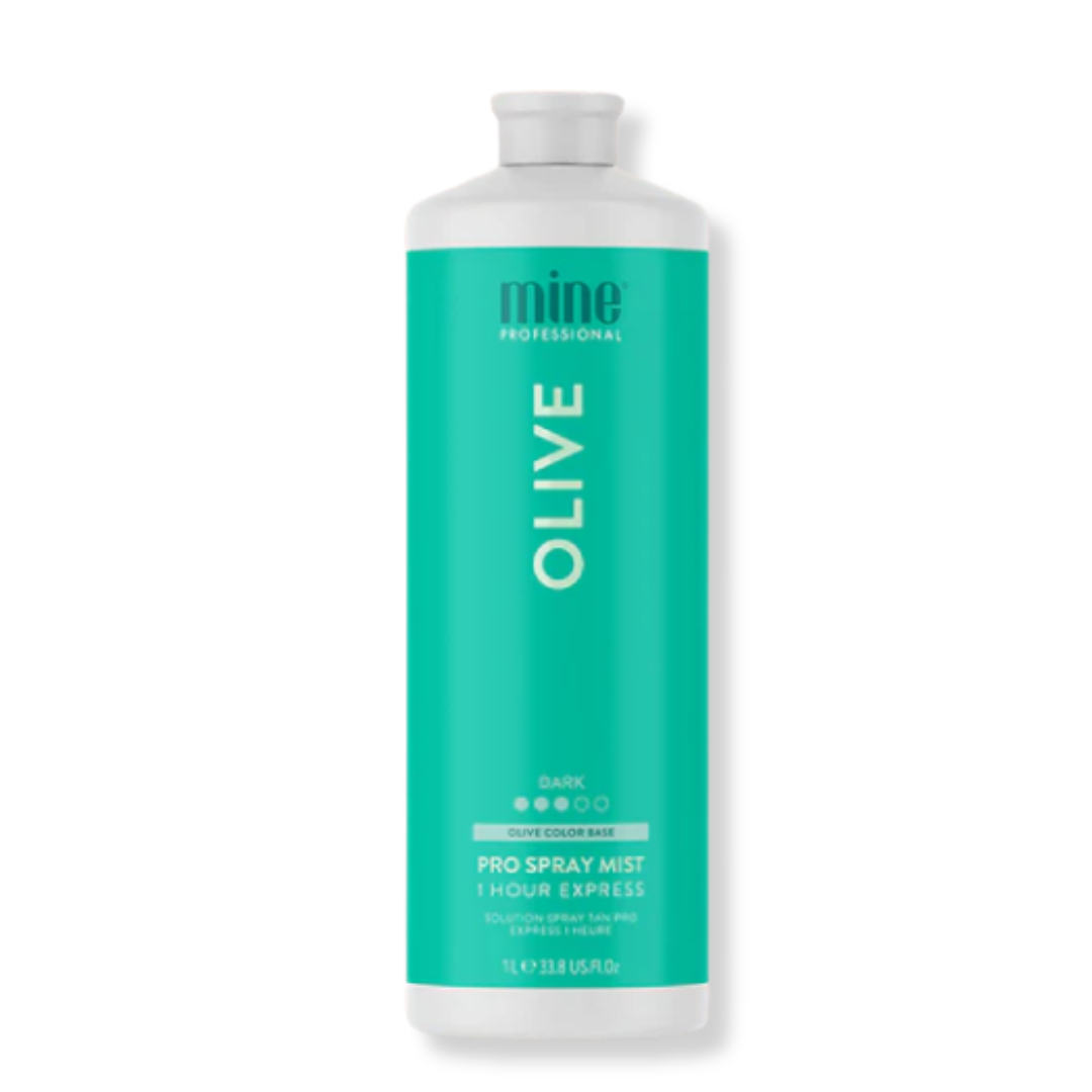 Mine Tan Olive Pro Spray Mist - 1L | Dark Natural Olive Bronze Tan