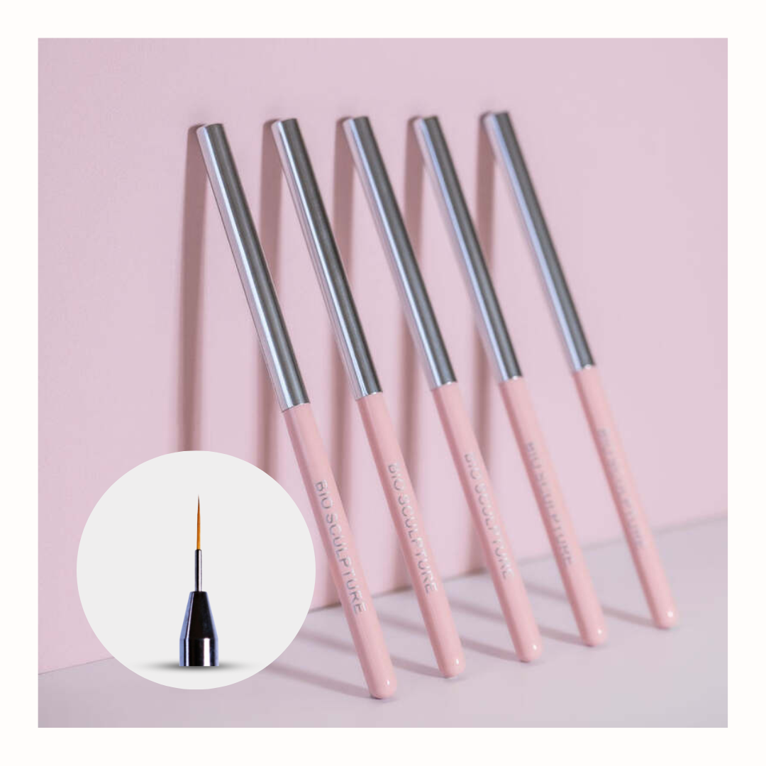Bio Sculpture | Premium Synthetic Long Liner Brush