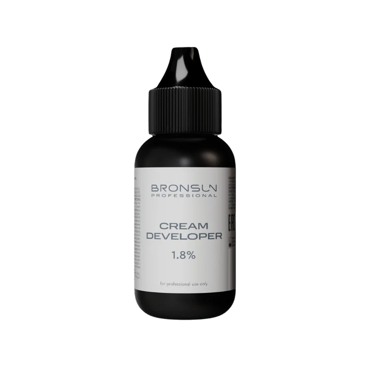 Bronsun Milk Cream Developer 1.8% 30ml | For Professional Use with Bronsun Dyes