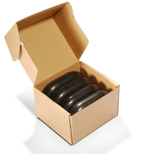 X-Large Ovular Basalt Hot Massage Stones 4 Pack