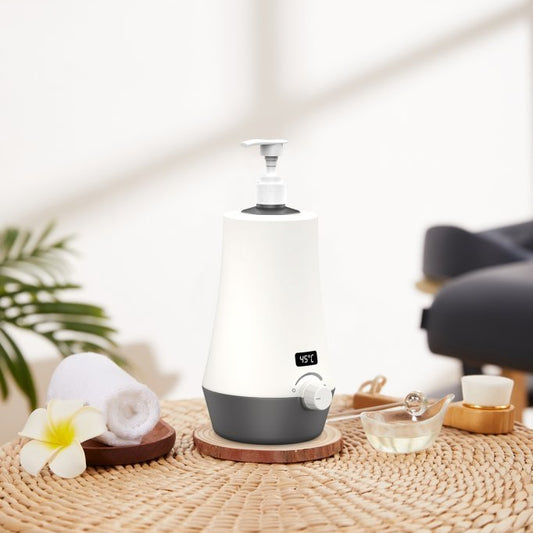 Massage Oil Warmer & Bottle