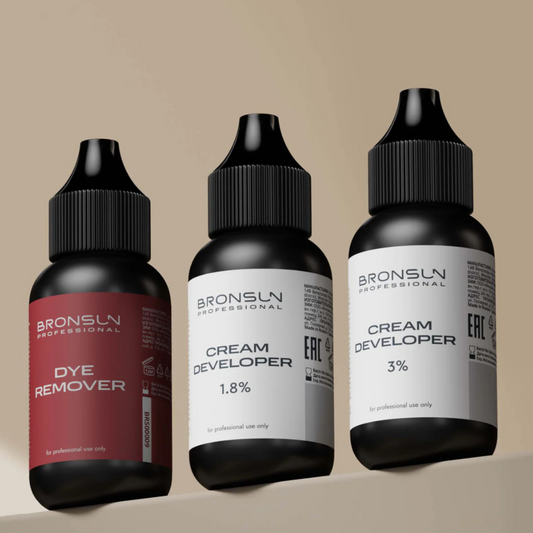 Bronsun Milk-Cream Developer 3% 30ml | For Professional Use with Bronsun Dyes