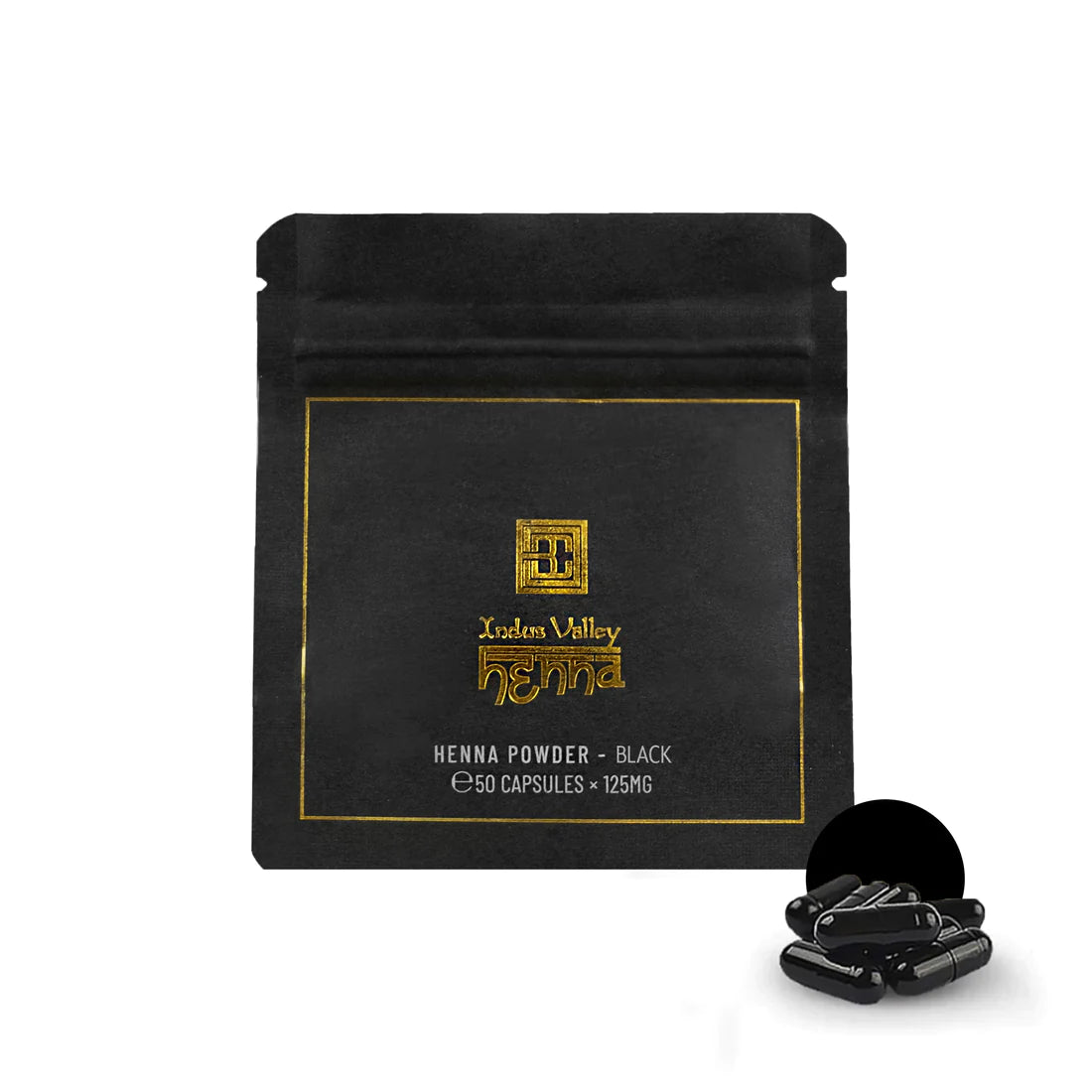 Brow Code Henna Black – 50 Capsules