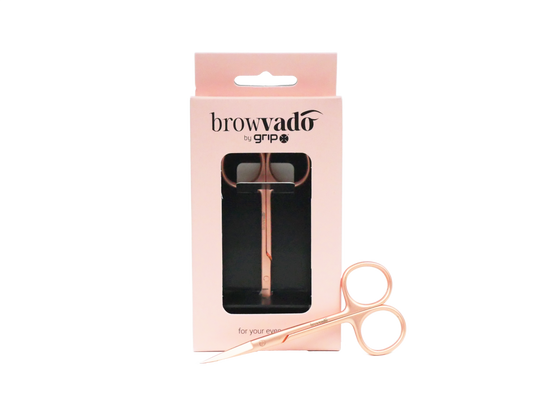 Caron BrowVado Precision Scissors - Rose Gold
