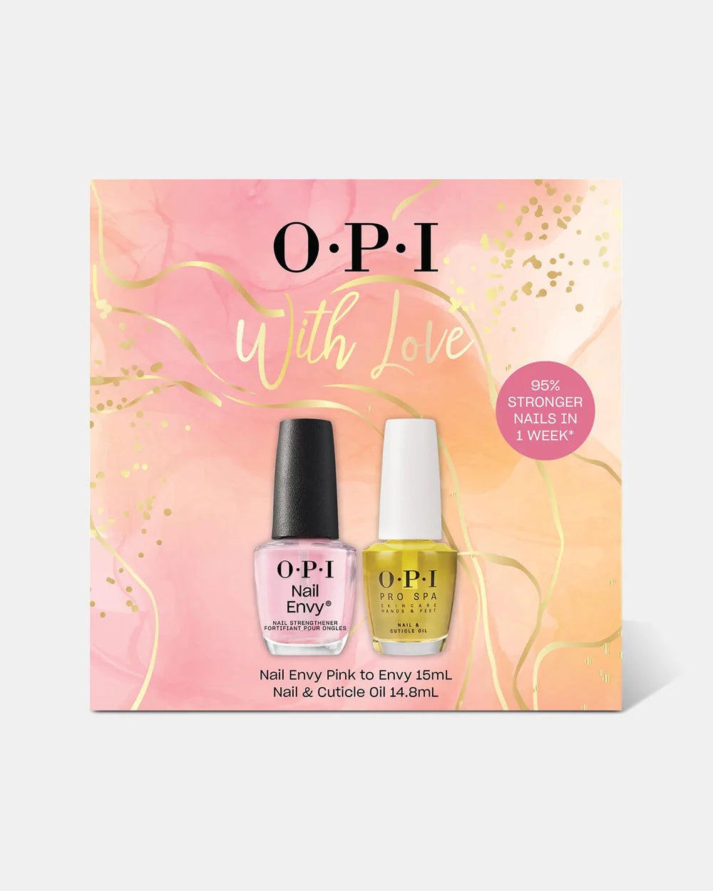 OPI With Love Treatment Gift Set 15ml 2pk