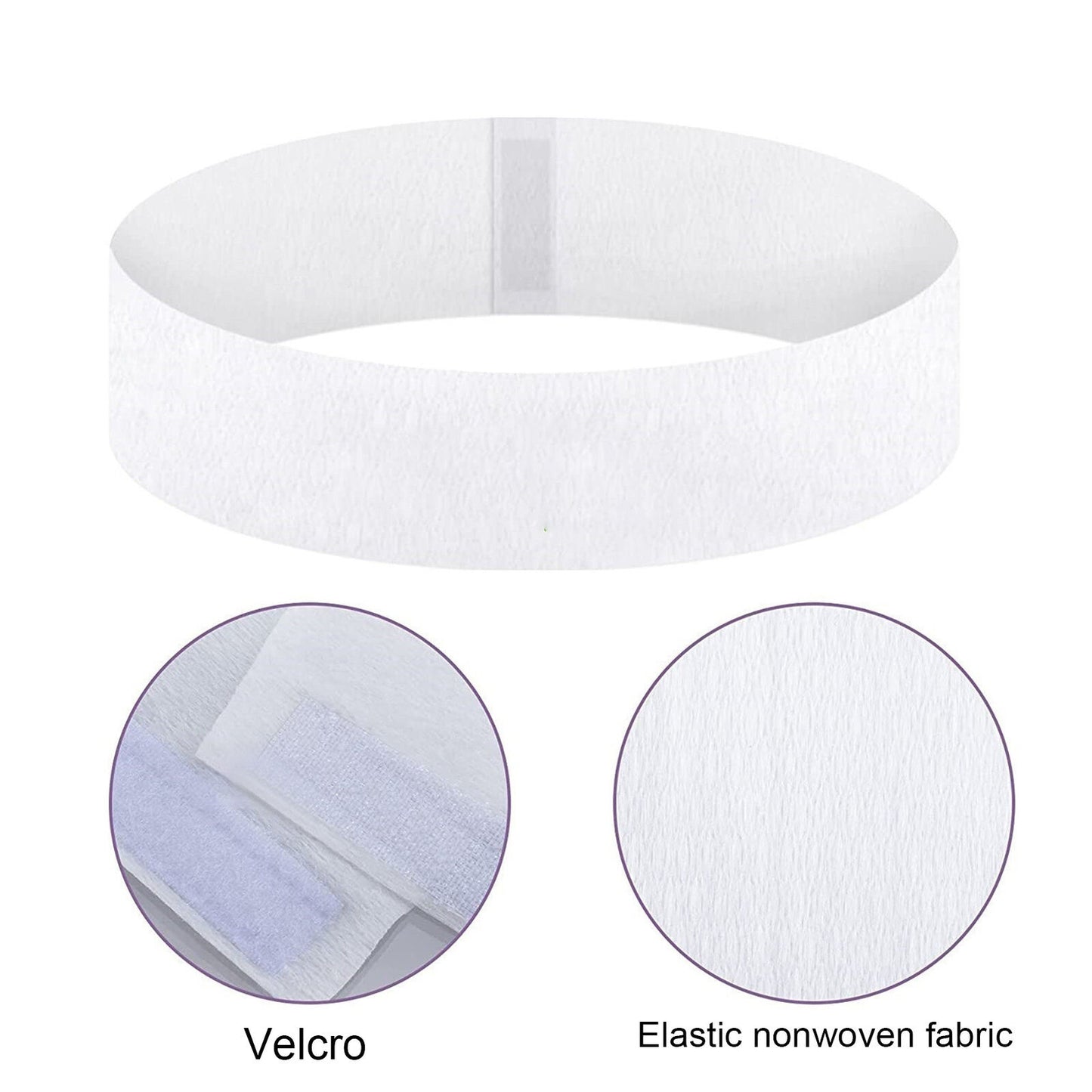 Synergy Disposable Velcro Headbands – 100pk
