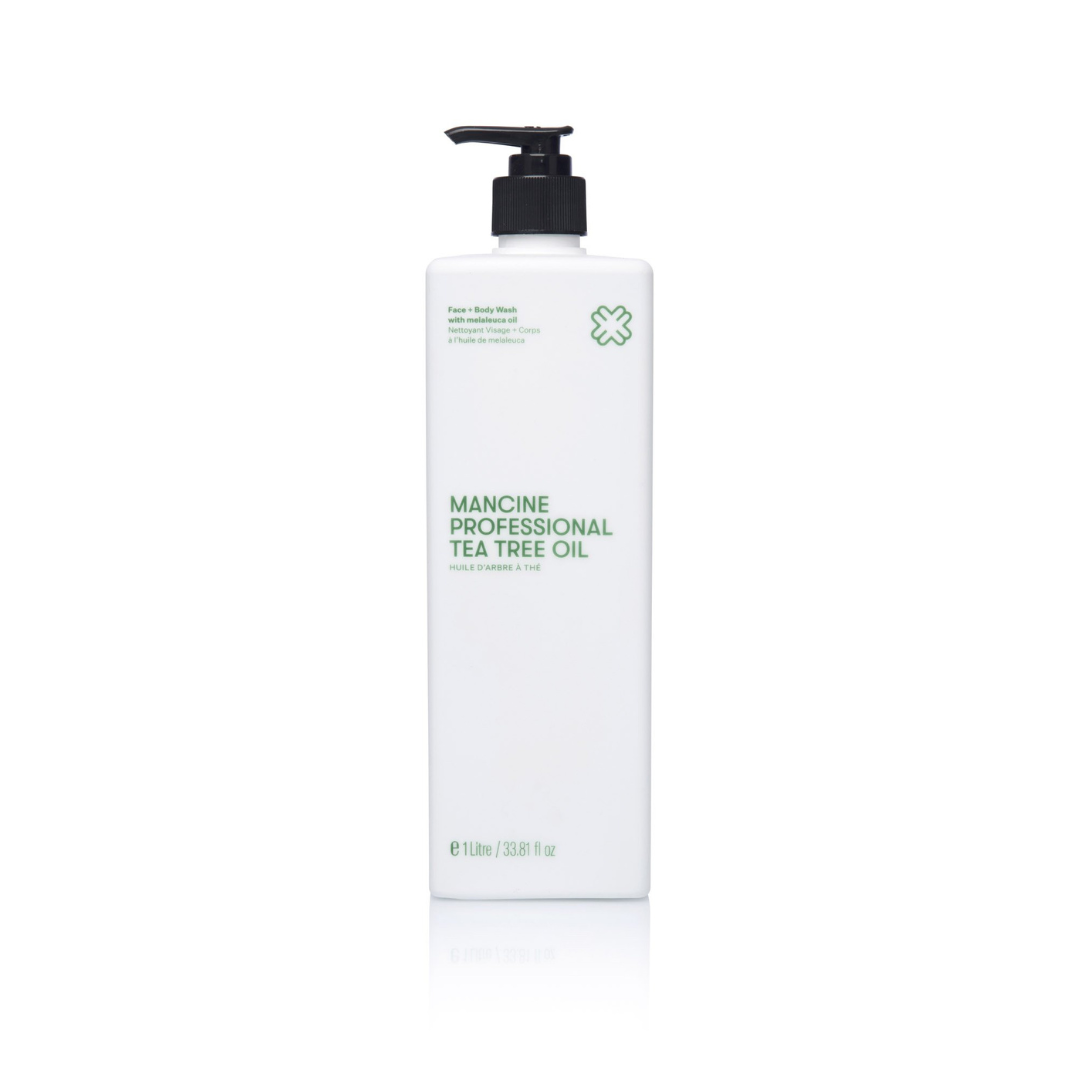 Mancine Tea Tree Hand & Body Wash – 300ml & 1L