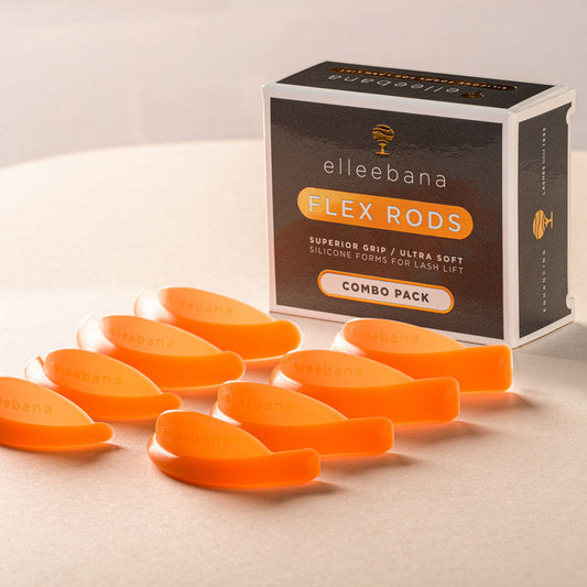 Adhesive free lash lift rods