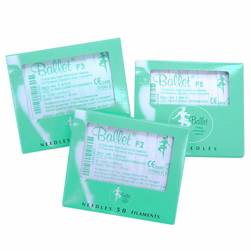 Ballet Needles Stainless Steel | Box of 50