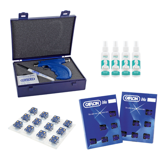 Caflon Blu Professional Starter Kit - Ear Piercing System