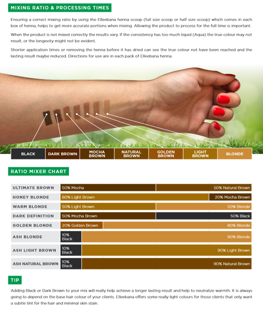 Elleebana Black Brow Henna 10g