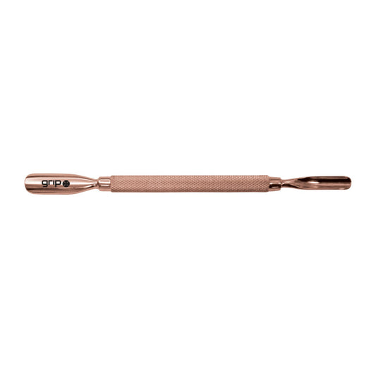 Grip Double Ended Cuticle Pusher - Rose Gold