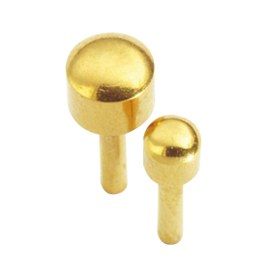 Caflon Gold Plain Stud Earrings – Mini & Regular Sizes