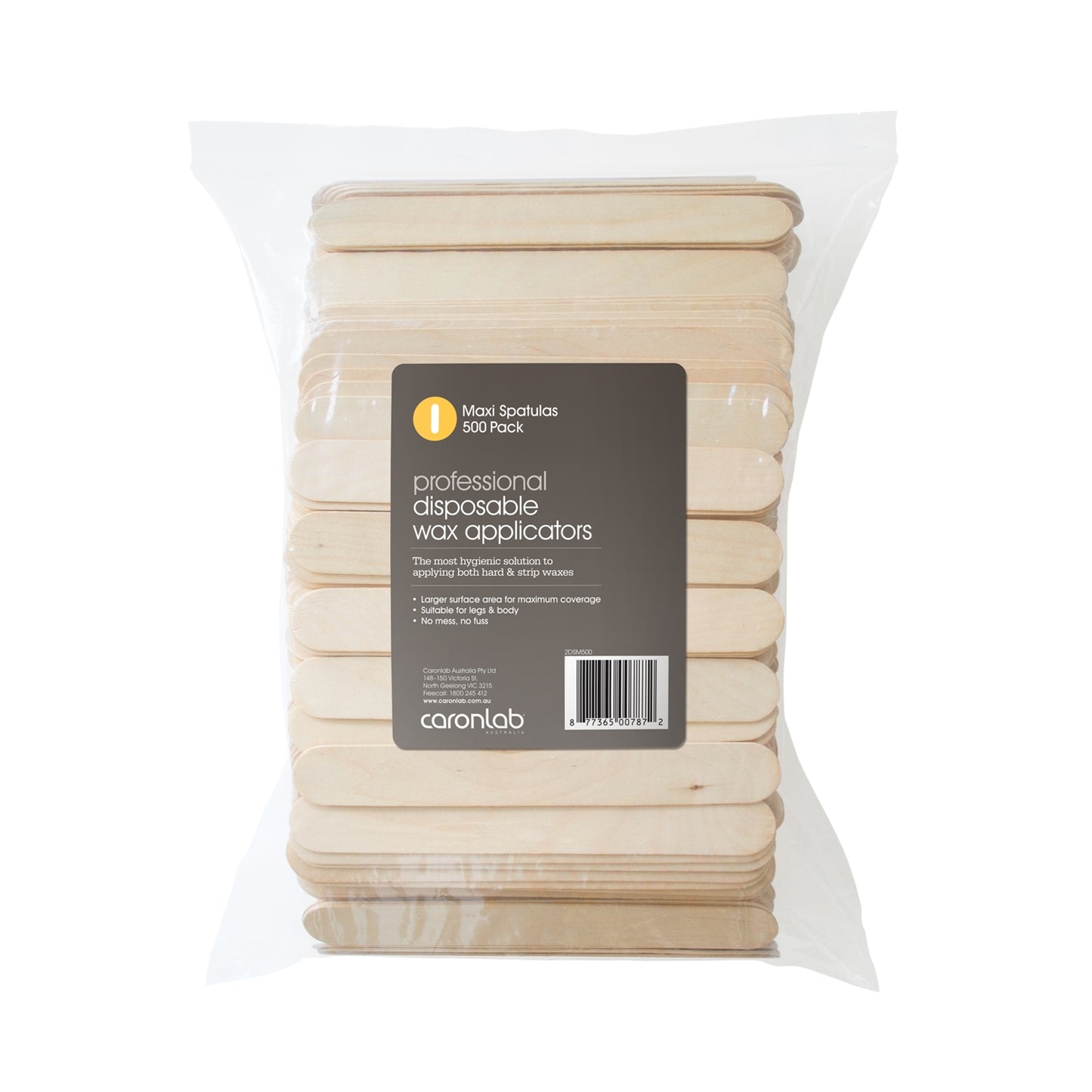 Large / Maxi Waxing Spatulas 500pk (Caronlab)