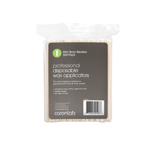 Brow Beater Mini Waxing Spatulas 500pk (Coffee Stirrer Size)