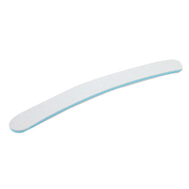 White 2 Way Boomerang Nail File 100/240 Grit