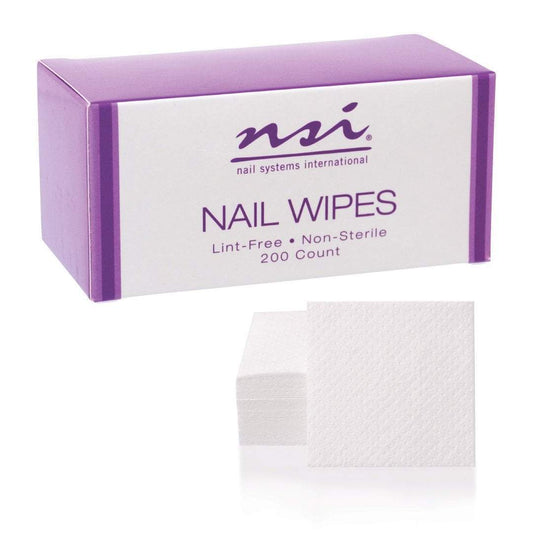 NSI Nail Wipes 200 Pack | 100% Lint-Free