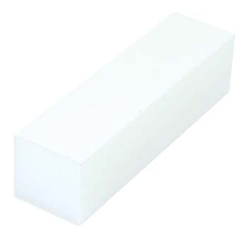 White Block Buff | Cushioned 4-Sided Buffer 100/100 Grit