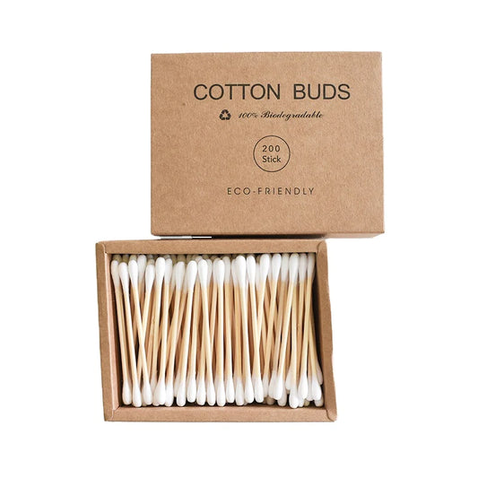 Bamboo Cotton Tips 200pk