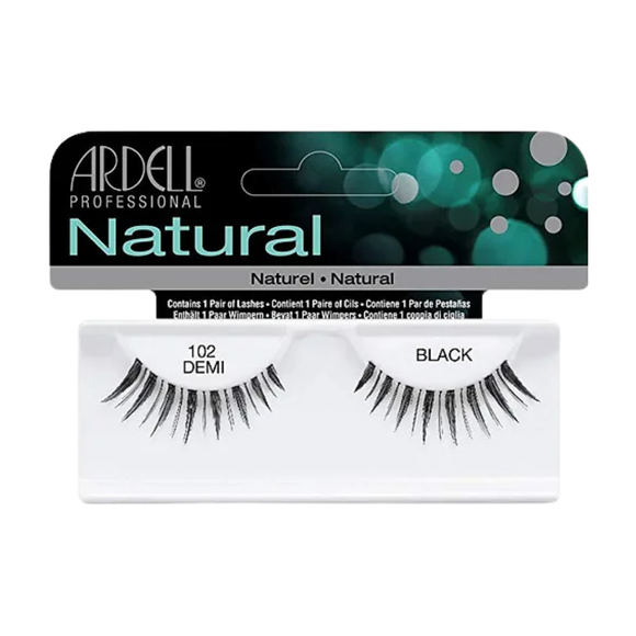 Ardell Natural Strip Lashes - 102 Demi Black