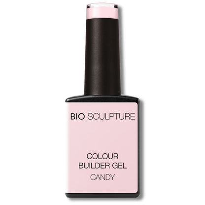 BIO SCULPTURE Colour Builder Gel bottle with pink cap on a white background