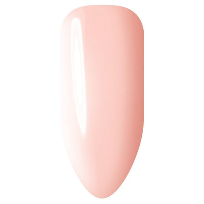 Pink nail polish on a white background