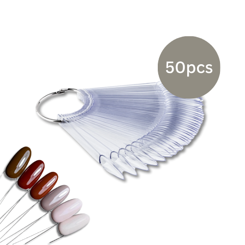 50pk Blank Nail Colour Swatches
