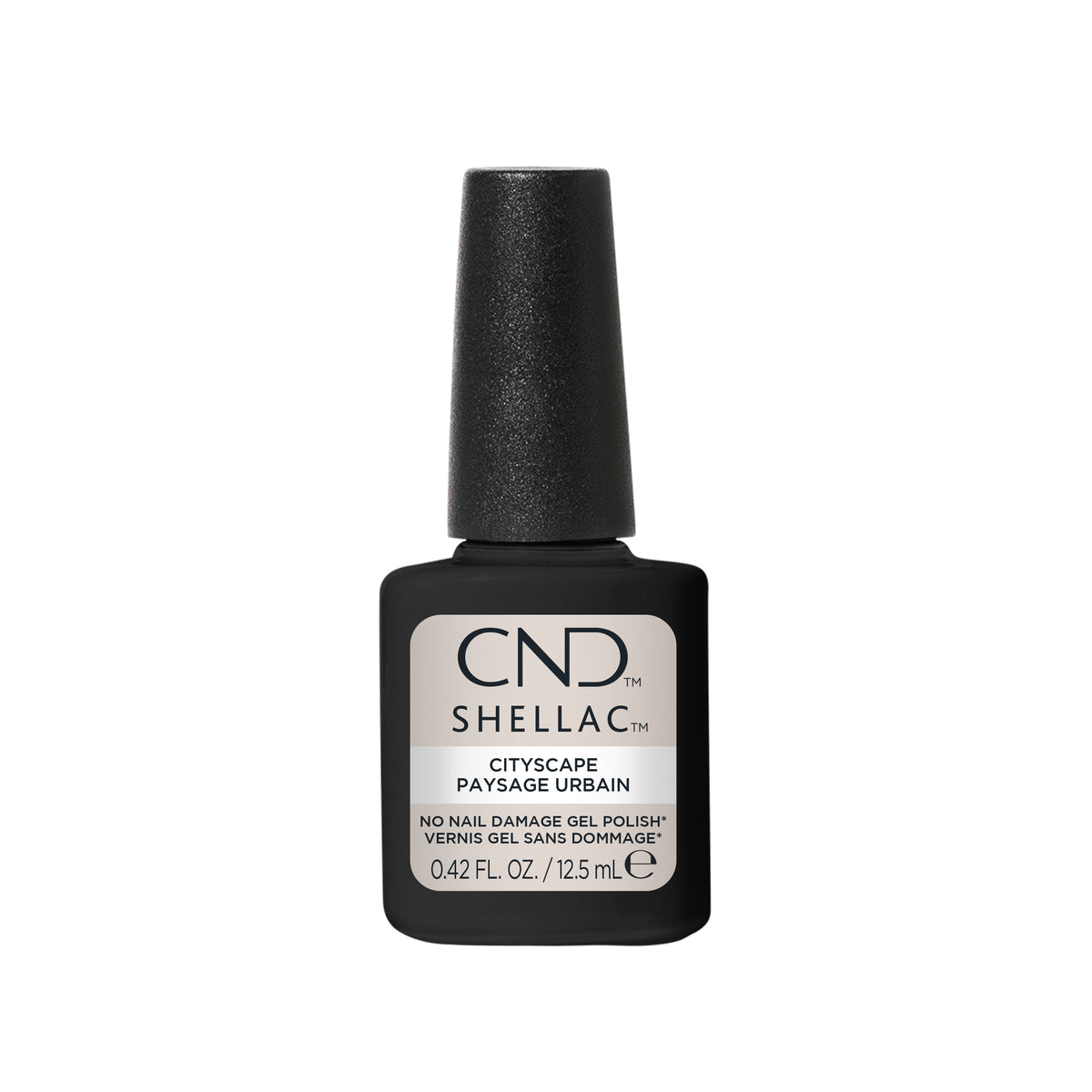Photo of nude coloured polish with white background