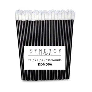 Synergy Basics Angled Lip Wand/Brushes - 50pk