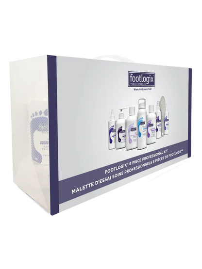 Footlogix Professional Medi Pedi Kit | Complete Pedicure Starter Set 8pc