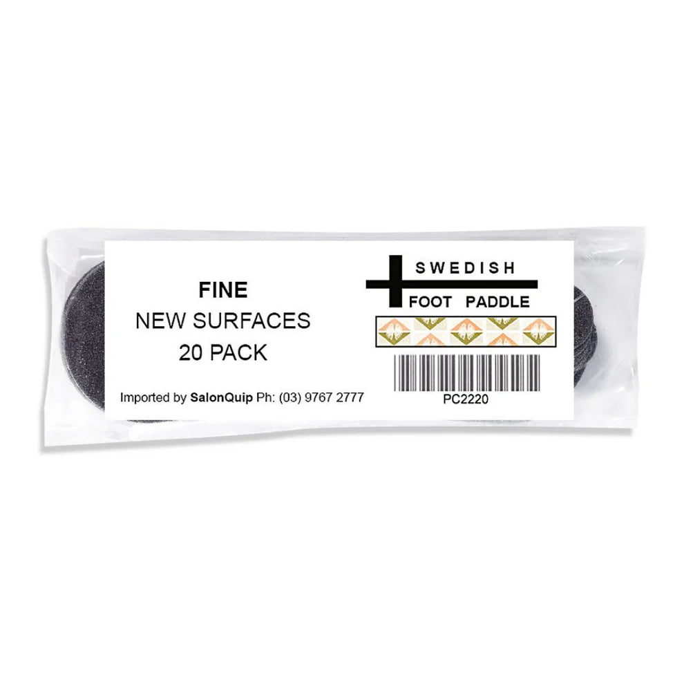 Replacement Pedi Pads 20 Pack (For Swedish Paddle) | 3 Grits