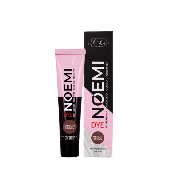Noemi Hybrid Brow & Lash Dye - Medium Brown 15ml