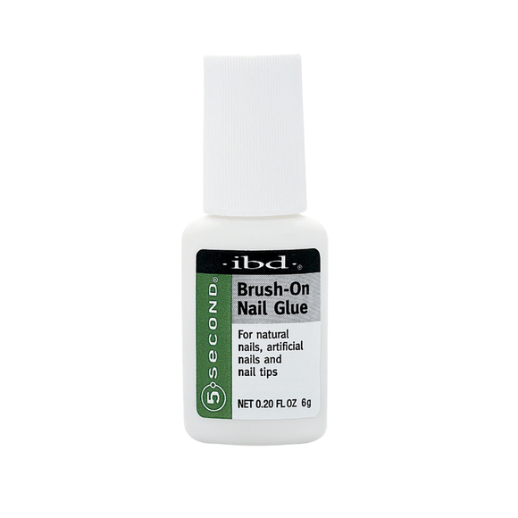 IBD 5sec Brush-On Nail Glue 6g | Professional Fast-Acting Adhesive