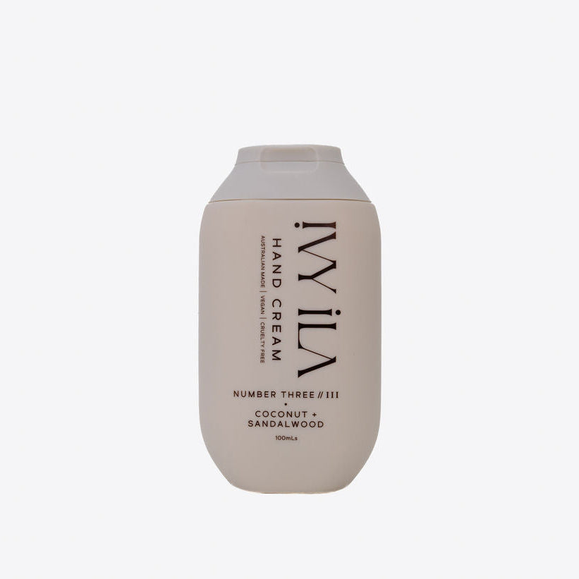 IVILA hand cream bottle on a white background
